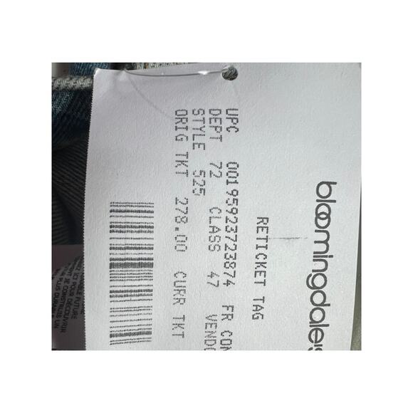 FRAME WOMENS SIZE 28 LE JANE HIGH RISE WIDE LEG VARSITY BLUES NEW - Picture 14 of 14